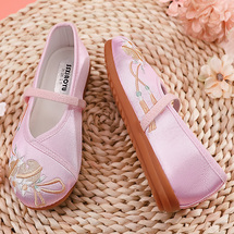 悦足A85 新款中国风汉服鞋绣花鞋布鞋手工鞋25-36