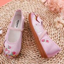 悦足A86 新款中国风汉服鞋绣花鞋布鞋手工鞋25-36