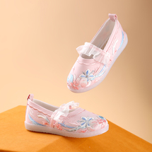 悦足A88 新款中国风汉服鞋绣花鞋布鞋手工鞋25-36