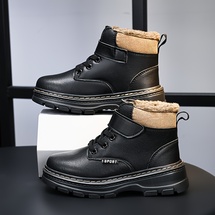 儿童运动鞋儿童马丁靴加绒运动鞋