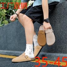 工厂直销2738-5爆款勃肯鞋包头外穿增高拖鞋情侣跨境P23