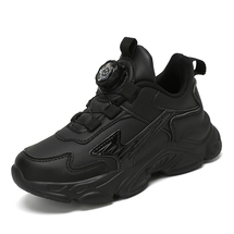 春秋新款儿童小白鞋男童女童白色校园跑步鞋