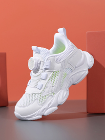  夏季新款儿童单网旋转扣休闲运动跑步鞋