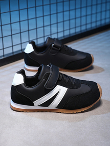 儿童春秋皮面休闲运动跑步鞋