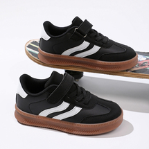 儿童运动舒适平底板鞋男童户外休闲女童日常百搭德训鞋