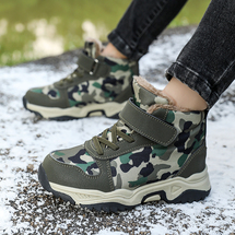 冬季保暖大棉雪地靴童靴女棉靴亲子雪地靴跨境外贸29-41码