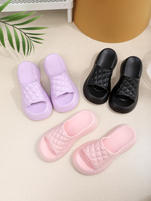 2025年新款厚底洞洞鞋女夏季外穿包头拖鞋防滑软底增高踩