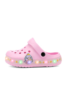 爆款儿童女童发光洞洞鞋