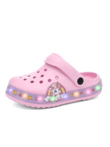 儿童独角兽发光洞洞鞋