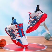 悦足2883  新款皮面儿童运动鞋篮球鞋31-37