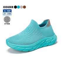 夏季新款儿童一脚蹬休闲袜子鞋 27-38