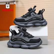 【了然鞋业】热卖款舒适防水皮面儿童休闲百搭运动鞋29-40