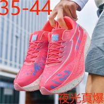 工厂直销9948情侣真爆夜光网面软底碳板轻便透气跑步鞋跨境P
