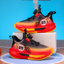 悦足2852 新款皮面儿童时尚休闲运动鞋篮球鞋31-38