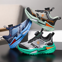 悦足2860 新款皮面儿童时尚休闲运动鞋31-37