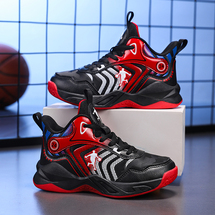 悦足2869 新款皮面儿童时尚休闲运动鞋篮球鞋31-37