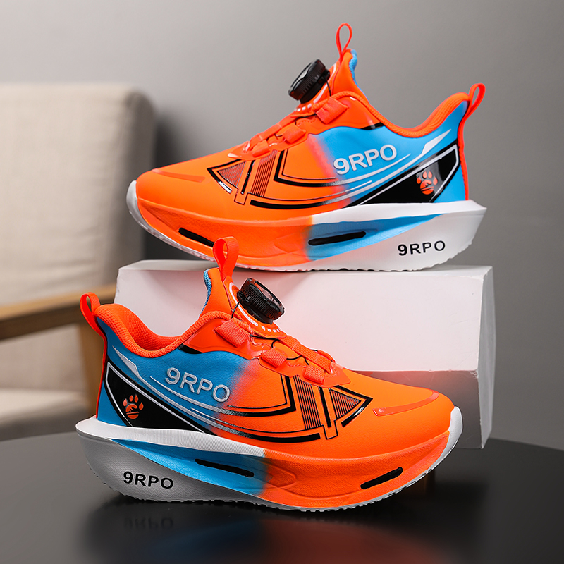 悦足2803 新款皮面儿童时尚休闲运动鞋31-38