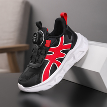 悦足2812 新款皮面儿童时尚休闲运动鞋29-37