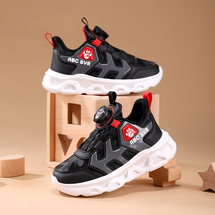 悦足2827 新款皮面儿童时尚休闲运动鞋29-37