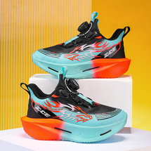 悦足2851 新款皮面儿童时尚休闲运动鞋30-38