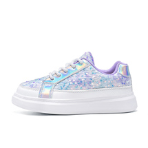 2026小蜜蜂亮片潮流时尚休闲板鞋四季款透气