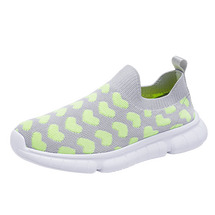 女童鞋2024夏季新款网面透气网鞋一脚蹬女孩袜子鞋儿童运动鞋