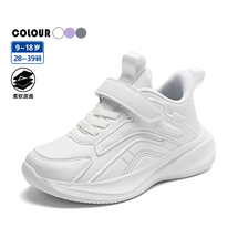 儿童小白鞋春秋夏冬季新款网面男童白色运动鞋