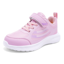 春秋季新款透气网面女孩跑步鞋中大童儿童运动鞋