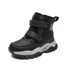 男童雪地靴加绒加厚中大童儿童棉鞋