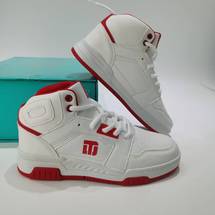 悦足2609 跨境新款皮面儿童运动板鞋30-40