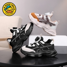 小黄鸭790  春季新款单网儿童运动老爹鞋27-37