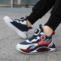 儿童运动鞋皮面防水防滑篮球鞋