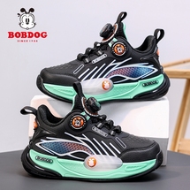 巴布豆K108T 新款皮面儿童运动篮球鞋28-38
