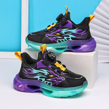 悦足337  新款儿童皮面旋转扣运动鞋29-39