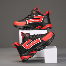 运动鞋（跨境）皮面防水轻便防滑软底跑步鞋