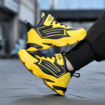 运动鞋（跨境）皮面防水轻便防滑软底跑步鞋