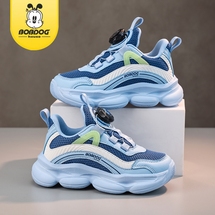【了然鞋业】2026新款儿童舒适透气双网休闲运动鞋28-39