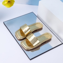 拾捌 WT20夏季女童拖鞋 金色，黑色 26-36码 P26