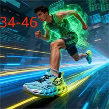 工厂直销18086爆款运动鞋跨境轻便减震跑步鞋跨境P85