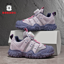 巴布豆女童鞋子夏季单网双网透气儿童运动鞋男童休闲鞋