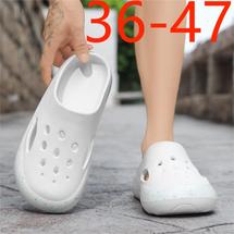 工厂直销263-2跨境特大码日常休闲包头拖鞋情侣款P22