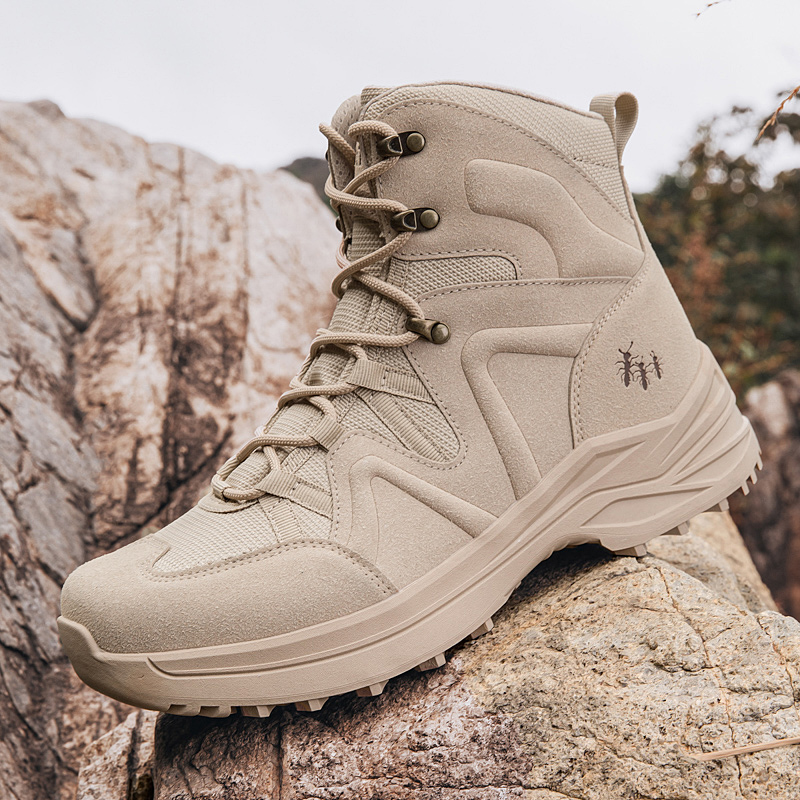 悦足6010  跨境大码户外野练战地训练军靴39-47