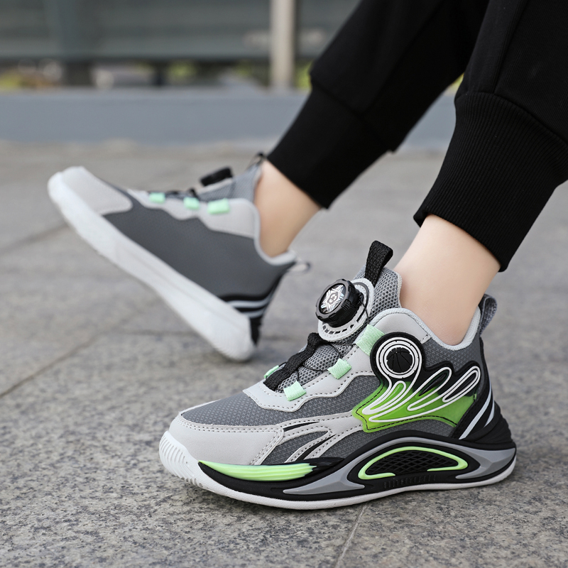 儿童运动鞋（跨境）户外时尚篮球鞋校园跑步运动休闲鞋子