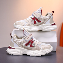 悦足5801 新款单网儿童时尚休闲运动鞋老爹鞋28-40