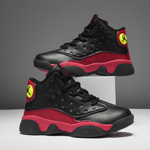 悦足526 AJ13儿童系带篮球鞋休闲高帮运动童鞋31-40