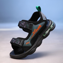 【了然鞋业】2026夏季新款儿童露趾气垫凉鞋沙滩鞋32-42