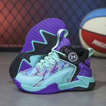 悦足851  儿童系带篮球鞋休闲高帮运动童鞋31-40