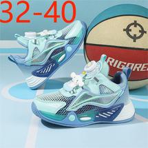 工厂直销2555-1跨境纽扣单网镂空老爹鞋男女透气童鞋P53