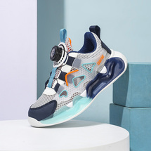 2026年春秋新款男孩儿童6中大童7跑步鞋8透气9学生运动鞋