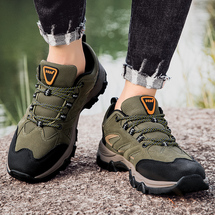 跨境户外男鞋防滑耐磨登山鞋男士旅游鞋休闲运动鞋
